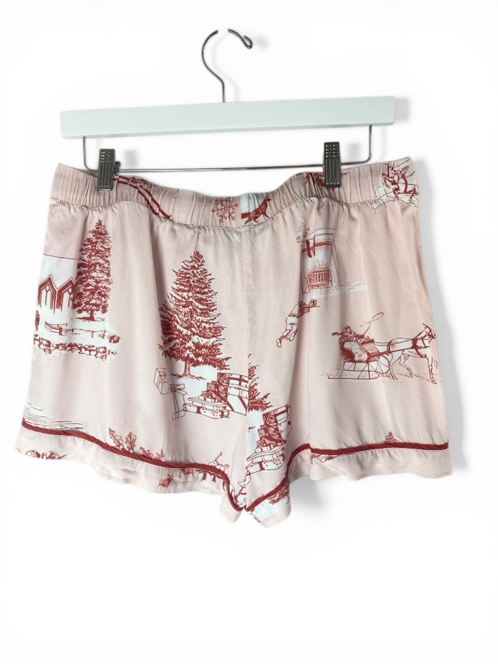 Katie Kime Holiday Toile Pajama Shorts Set Size M - Picture 9 of 10